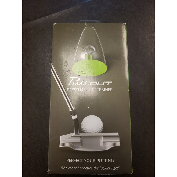 PuttOut - Pressure Putt Trainer - Perfect Your Golf Putting - NEW OPEN BOX - Picture 1 of 3